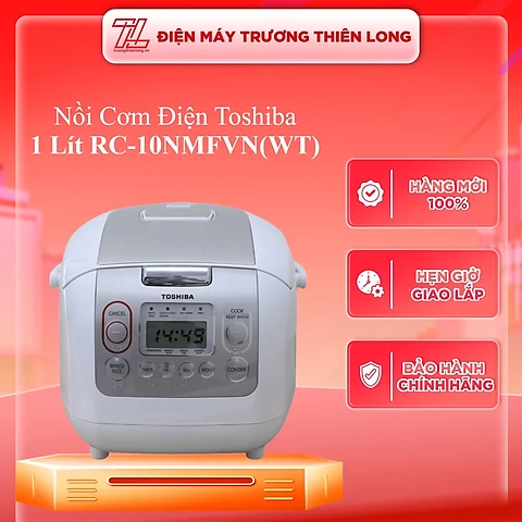 Nồi cơm điện tử Toshiba 1 lít RC-10NMFVN(WT)