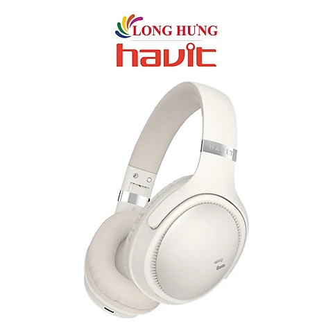 Tai nghe chụp tai Bluetooth Havit H630BT - Hàng chính hãng - Be