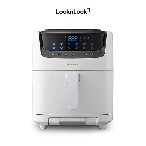 Nồi Chiên Không Dầu Kết Hợp Chức Năng Hấp Lock&Lock EJF881IVY 7L - Ngà - Hàng Chính Hãng