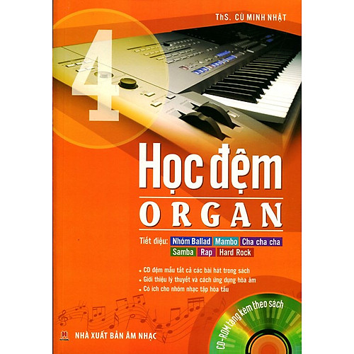 Học Đệm Organ (Tập 4) – Kèm CD
