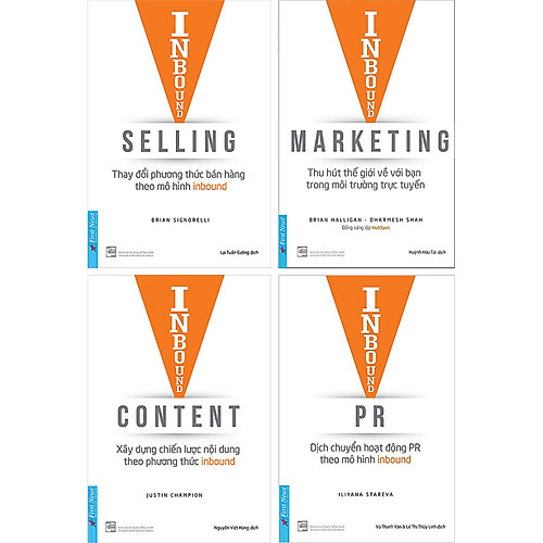 Combo Inbound Marketing + Inbound Selling + Inbound Content + Inbound PR (4 cuốn)