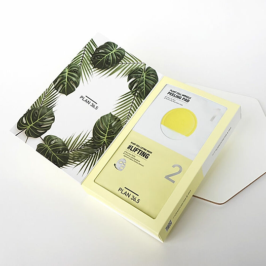 Mặt Nạ 2 Bước Tẩy Tế Bào Chết & Nâng Cơ Lifting Peel Plan36.5 Hàn Quốc - Tăng Độ Đàn Hồi, Cung Cấp Dưỡng Chất & Cải Thiện Nếp Nhăn - Chiết Xuất Từ Tế Bào Gốc Thực Vật (10g + 25g/ Miếng) (10 Miếng/ Hộp)