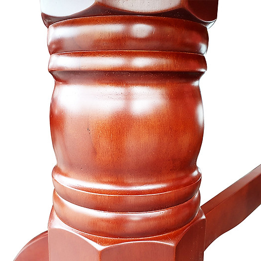 Bộ Bàn Ăn Hiện Đại OVal Gỗ Cao Su Tự Nhiên 1m8 8 Ghế