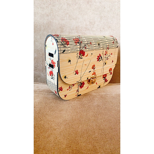Túi xách gỗ Handmade - Gỗ ép cao cấp - Bền, đẹp - TX005