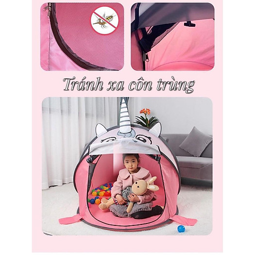 Lều tự bung cho bé – Heo Con – Cao Cấp