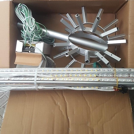 Quả cầu LED pháo bông 25 tia, 30 tia, 21 tia sắt dày sơn tĩnh điện