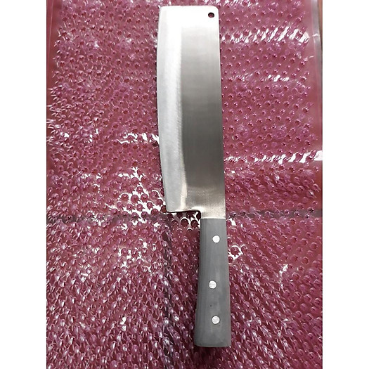 Dao chặt thịt gà vịt thép trắng không rỉ siêu sắc