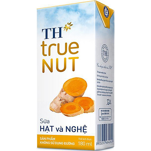 Thùng Sữa Hạt Và Nghệ TH True Milk NUT (48 hộp x 180ml)
