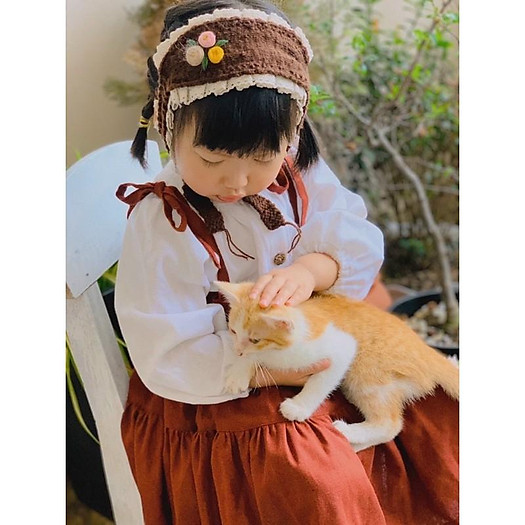 Băng đô bằng len handmade cho bé