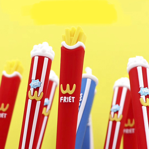 Combo 3 bút gel mực đen fast food