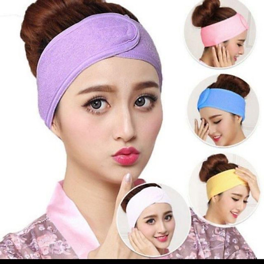 Băng đô quấn đầu trong spa, và thẩm mồ hôi trong thể thao siêu mềm mượt