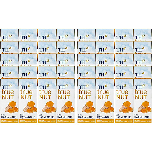 Thùng Sữa Hạt Và Nghệ TH True Milk NUT (48 hộp x 180ml)