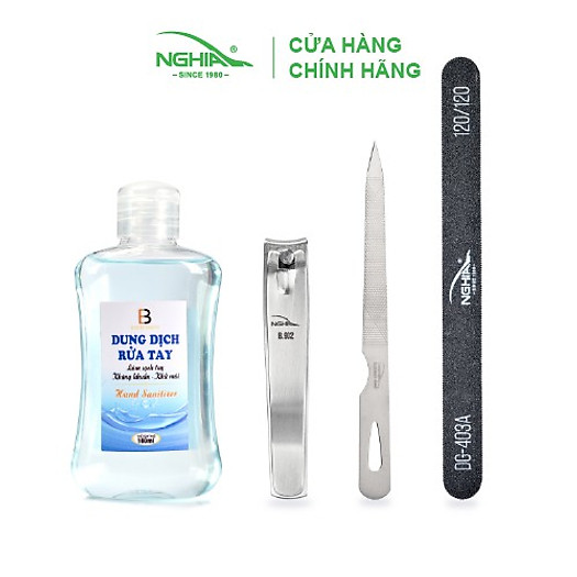 Bộ sản phẩm chăm sóc móng tay Kềm Nghĩa - Combo Value