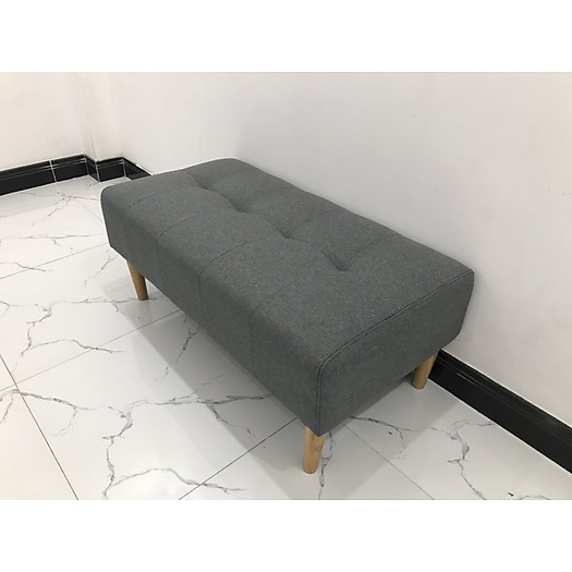 Ghế sofa đôn mini chữ nhật xám đậm nhiều kích cỡ