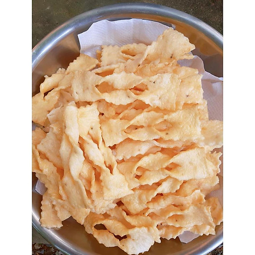 Bánh phồng tôm cao cấp hiệu TRANG ANH TUẤN loại III với 30% tôm càng xanh tươi- Đặc sản Sa Đéc