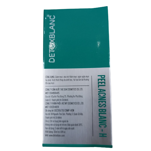 Serum Trị Mụn Lộc Đề Detox Blanc Pell Acnes Blanc