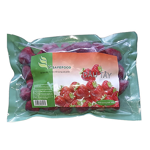 Dâu tây đông lạnh gói 500gr
