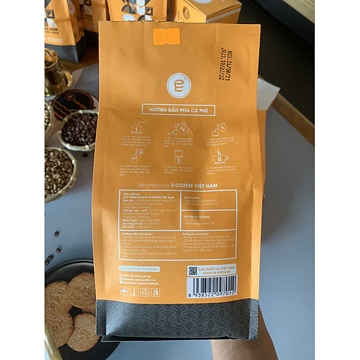 Cà phê E-COFFEE pha phin - 500 gram