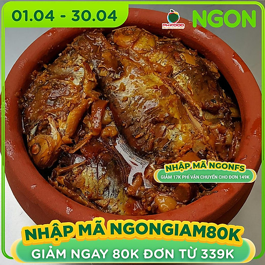 Cá Diếc Kho Niêu Với Ba Chỉ Và Trám - 1 Niêu