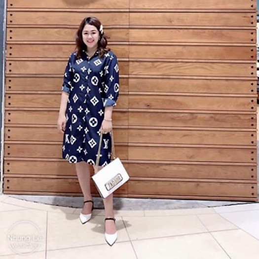 Bigsize - Đầm sơ mi L V