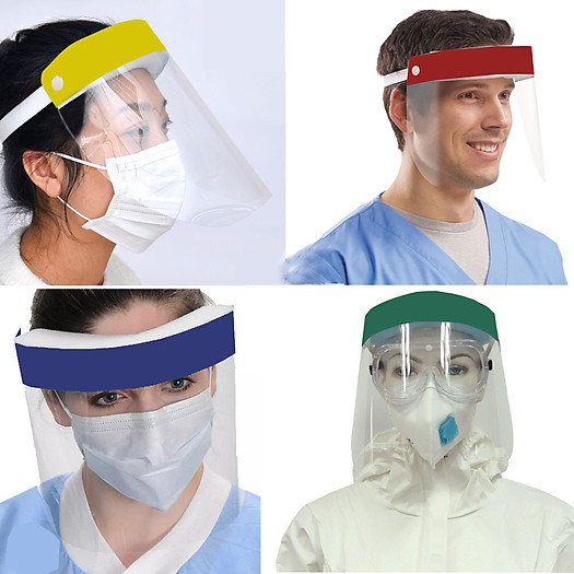 Tấm Kính Che Mặt - Mặt Nạ Bằng Kính Bảo Hộ - Giao Màu Ngẫu Nhiên - CH Hương Thị Miễn Phí Vận Chuyển