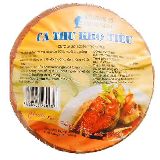 Big C - Cá Thu kho tiêu 300g Thái Bình Dương  - 70432