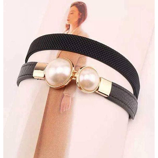 Dây lưng thắt eo màu đen - phụ kiện cho bạn gái