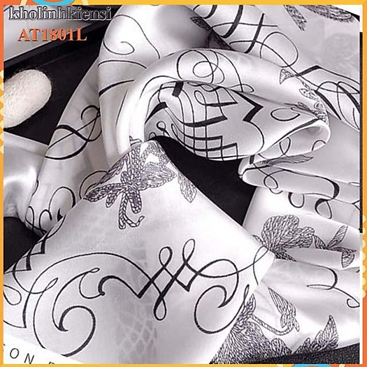 Khăn lụa vuông cao cấp- khăn choàng cổ lụa AT1801