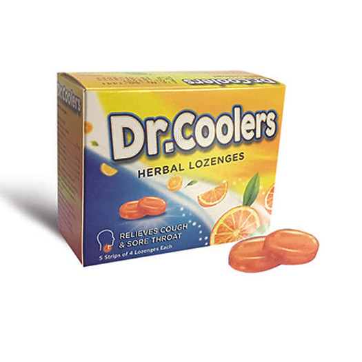 Viên ngậm ho thảo dược Dr. Coolers (Vị Cam)