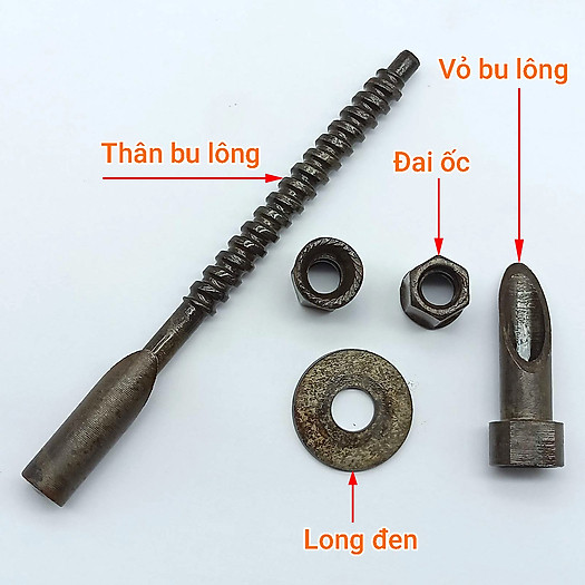 Bu lông nở trượt M11 tái sử dụng 5000 lần