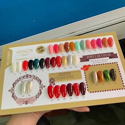 Set sơn gel Nhật 36 màu