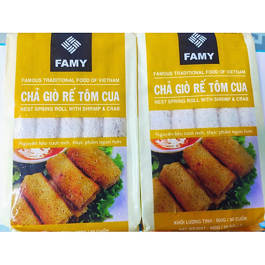 Chả Giò Rế Tôm Cua 500g - Famy