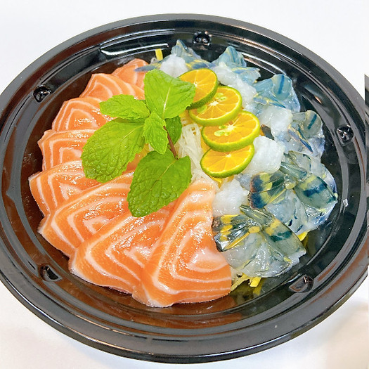 Cá Hồi & Tôm Sốt Wasabi