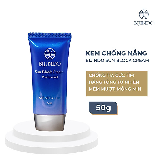 日焼け止め BIJINDO SUN BLOCK CREAM Bijindo Essential - Sun Block Cream Kem Chống Nắng (50g) - Chống