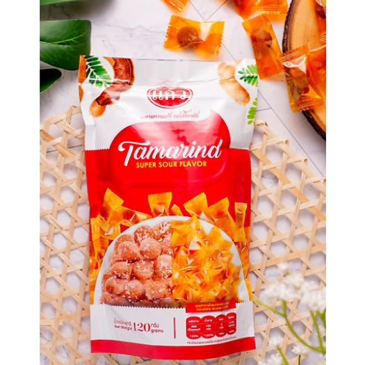 Kẹo Me Thái Lan Kaew Siêu Chua Mềm Dẻo Gói 120g