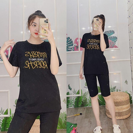 Đồ Bộ Nữ Thêu Đồ Bộ Thun Lửng Đồ Bộ Mặc Nhà Đẹp