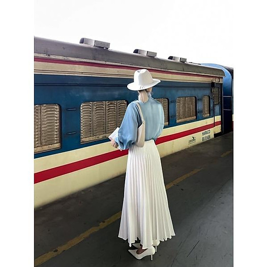 Chân váy xếp ly dài MALIO SKIRT by RUBIES