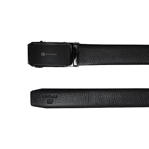 Thắt lưng nam EFORA 1VS21832-BL cao cấp, dây lưng, dây nịt da thật mặt khóa tự động