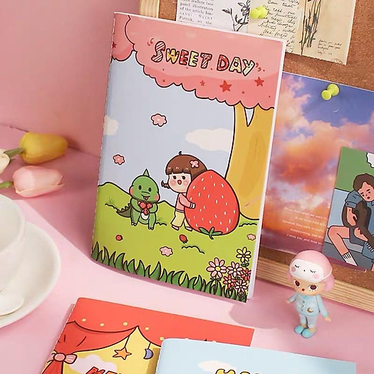 Sổ chiết washi tape size A5 dễ thương