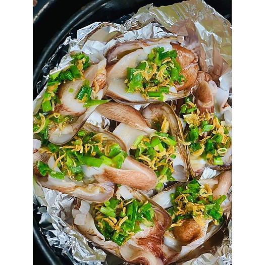 Tu Hài Nướng Mỡ Hành - Con To Đại