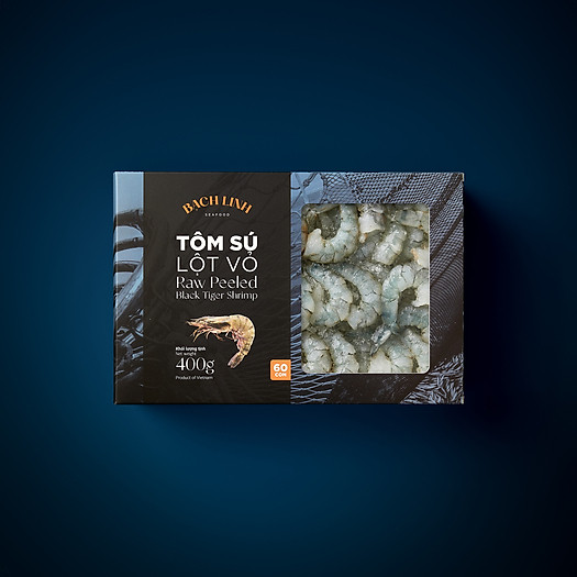 TÔM SÚ LỘT VỎ 400g/60 con