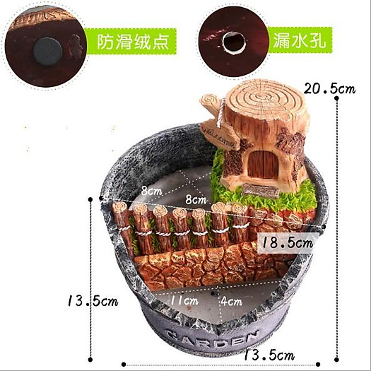 KHO-HN * Chậu trồng cây cảnh, bonsai dựng tiểu cảnh DIY