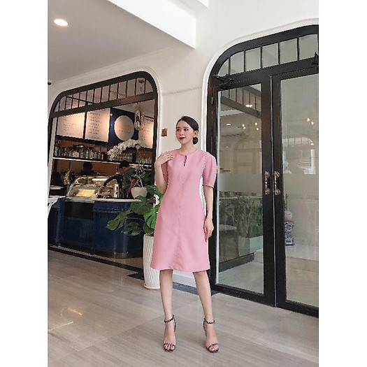 Đầm Suông Tay Phồng