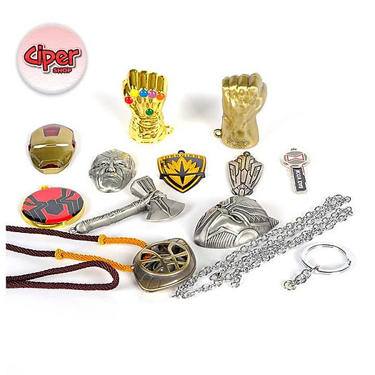 Bộ 11 móc khóa Avengers - Móc khóa Avengers Giá Rẻ - Móc Khóa