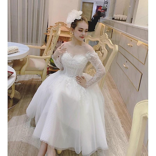 Đầm công chúa trễ vai siêu xinh