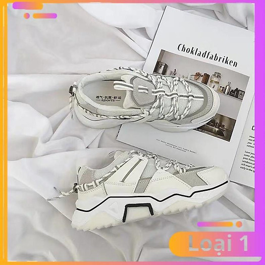 Giày thể thao nữ / giày sneaker nữ độn đế đế cao 5cm
