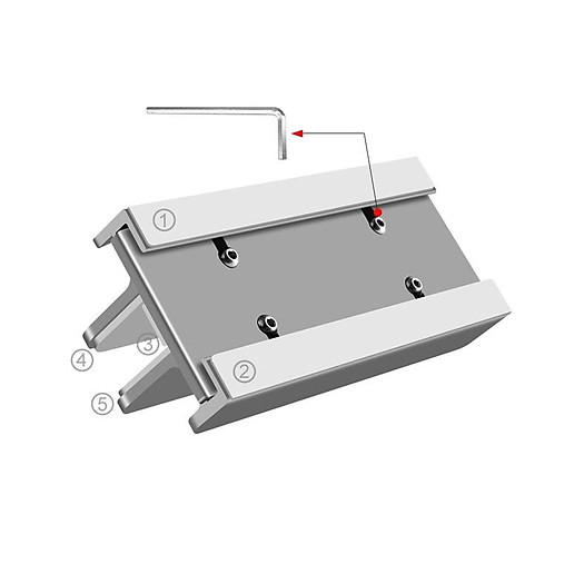 Kệ dựng kiêm Giá đỡ kiêm đế dựng đứng Laptop Macbook chất liệu bằng nhôm nguyên khối