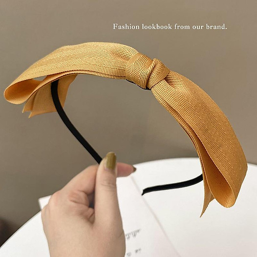 Băng đô cài tóc nơ vải nhỏ xinh xắn