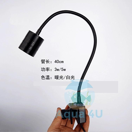Đèn rọi bể cá, bể thủy sinh 7w, 5w, 3w - 3 chế độ màu trong 1, giá rẻ cho anh em chơi thủy sinh