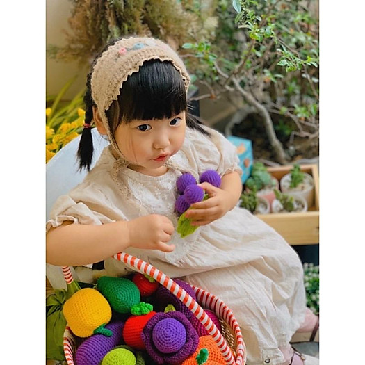 Băng đô bằng len handmade cho bé